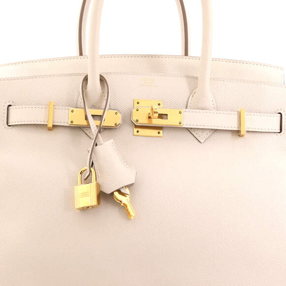 Hermes Birkin 30 Light Epsom with Gold Hardware - Picture 7 of 8